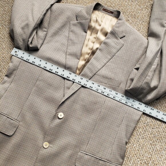 Peter Millar 42T Houndstooth Sport Coat Blazer - Picture 5 of 11
